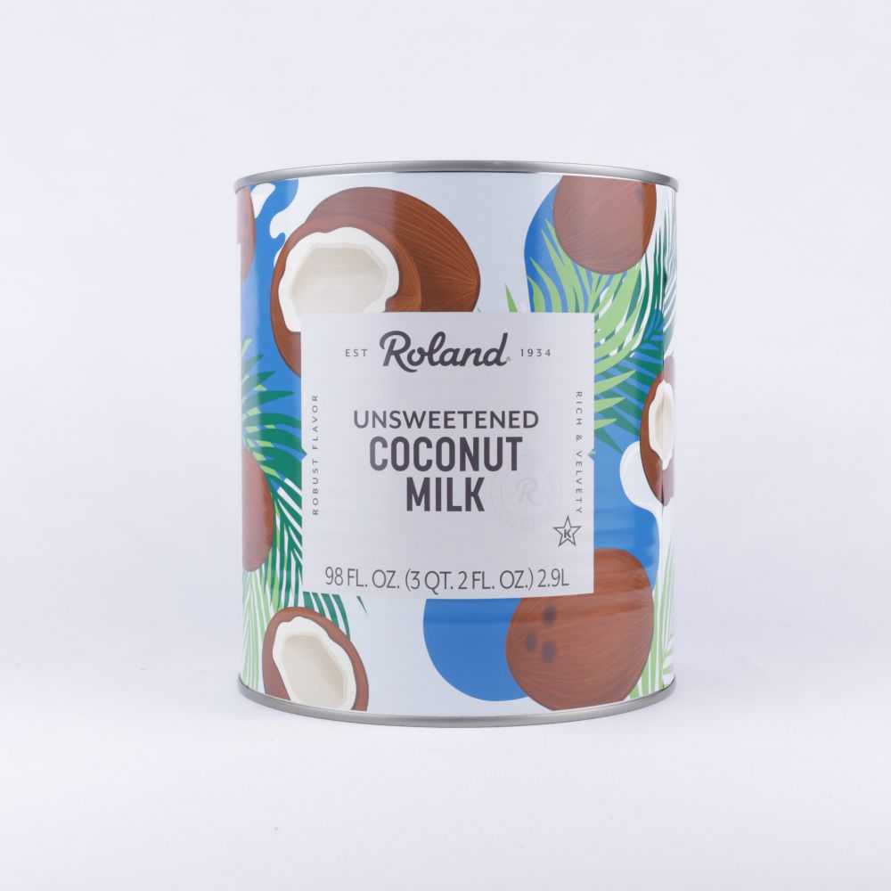 Milk Coconut Unsweetened 10 Can Roland C6 