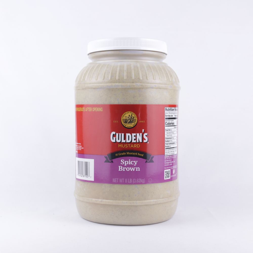 Mustard Spicy Brown 1 Gal Guldens C4