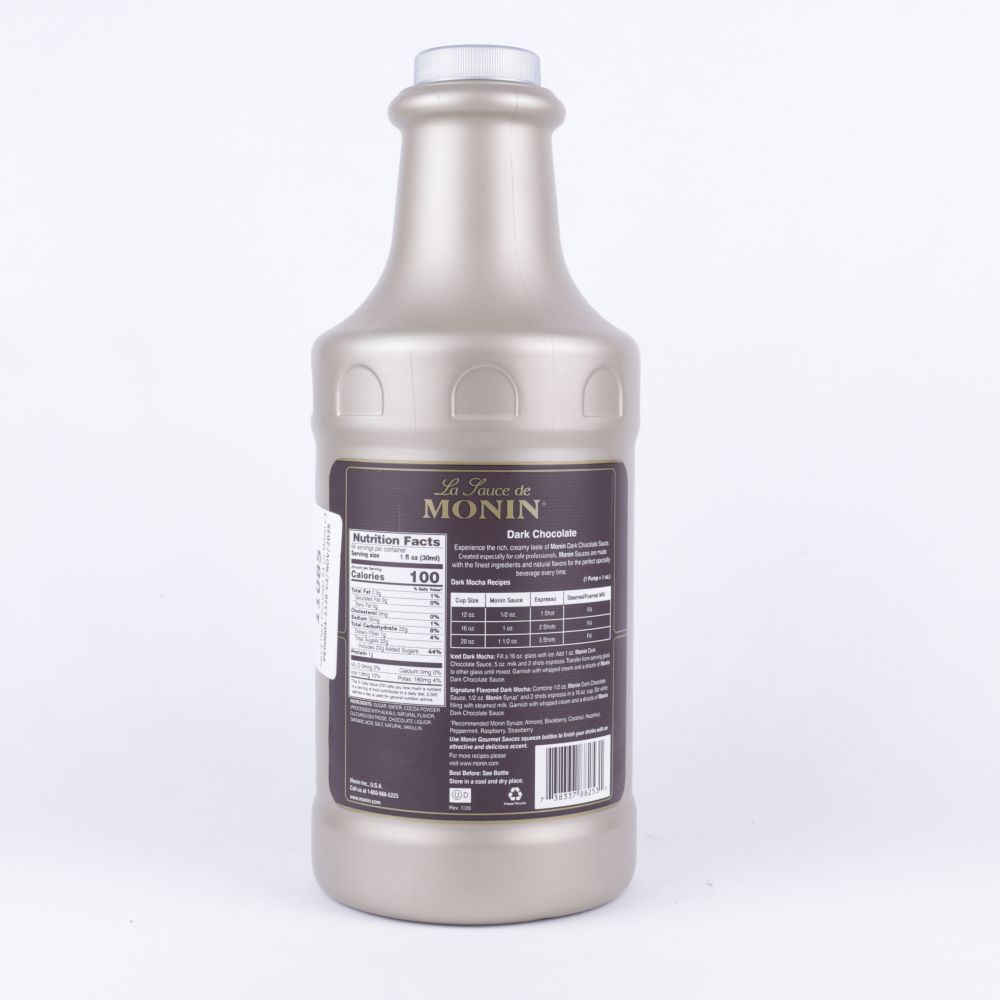 Sauce Dark Chocolate 64 Oz Monin C4 