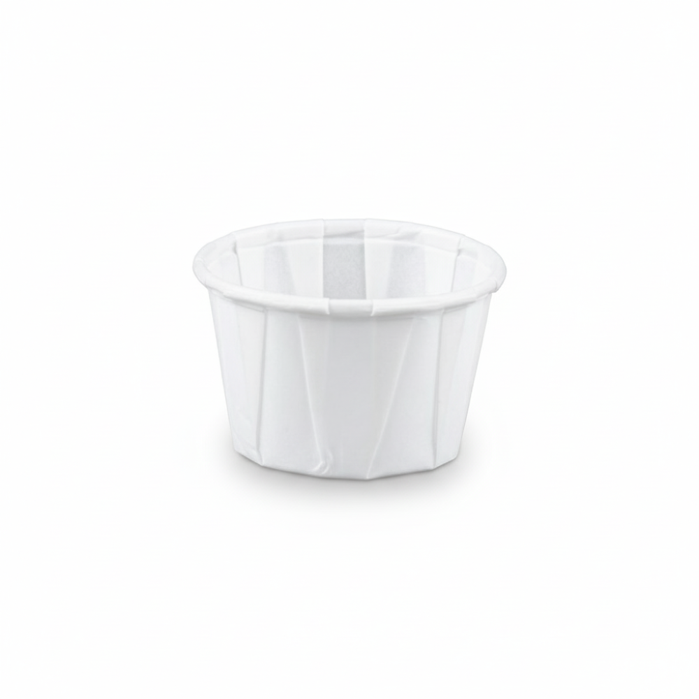 White Paper Souffle Cup 4 Oz, 250 Ct