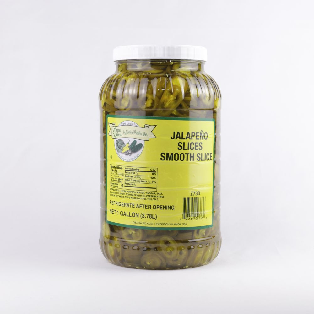 Peppers Jalapeno Sliced 1 GL Gielow C4 