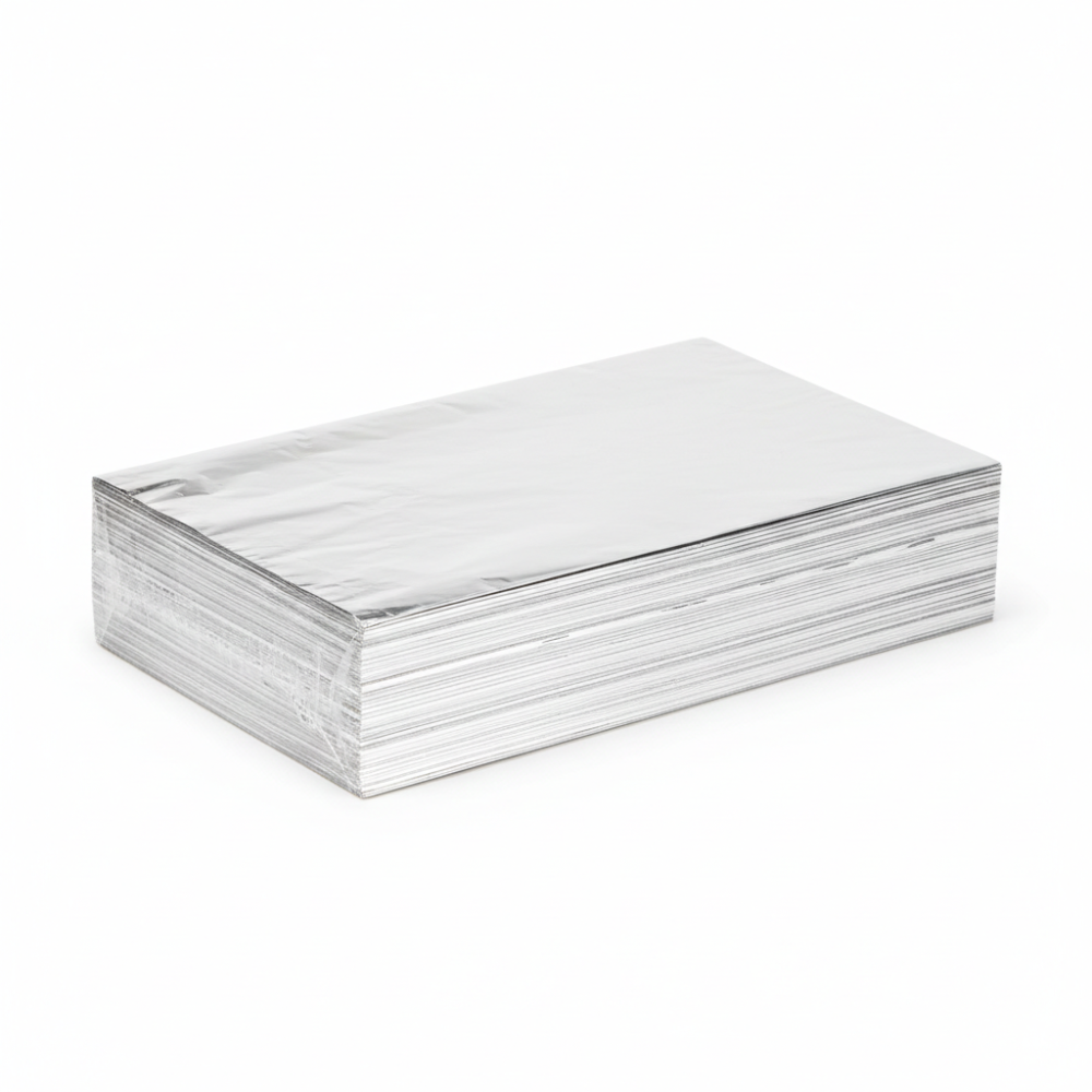 Alum Foil 12x10.75 Silver Sheets 200Ct C12