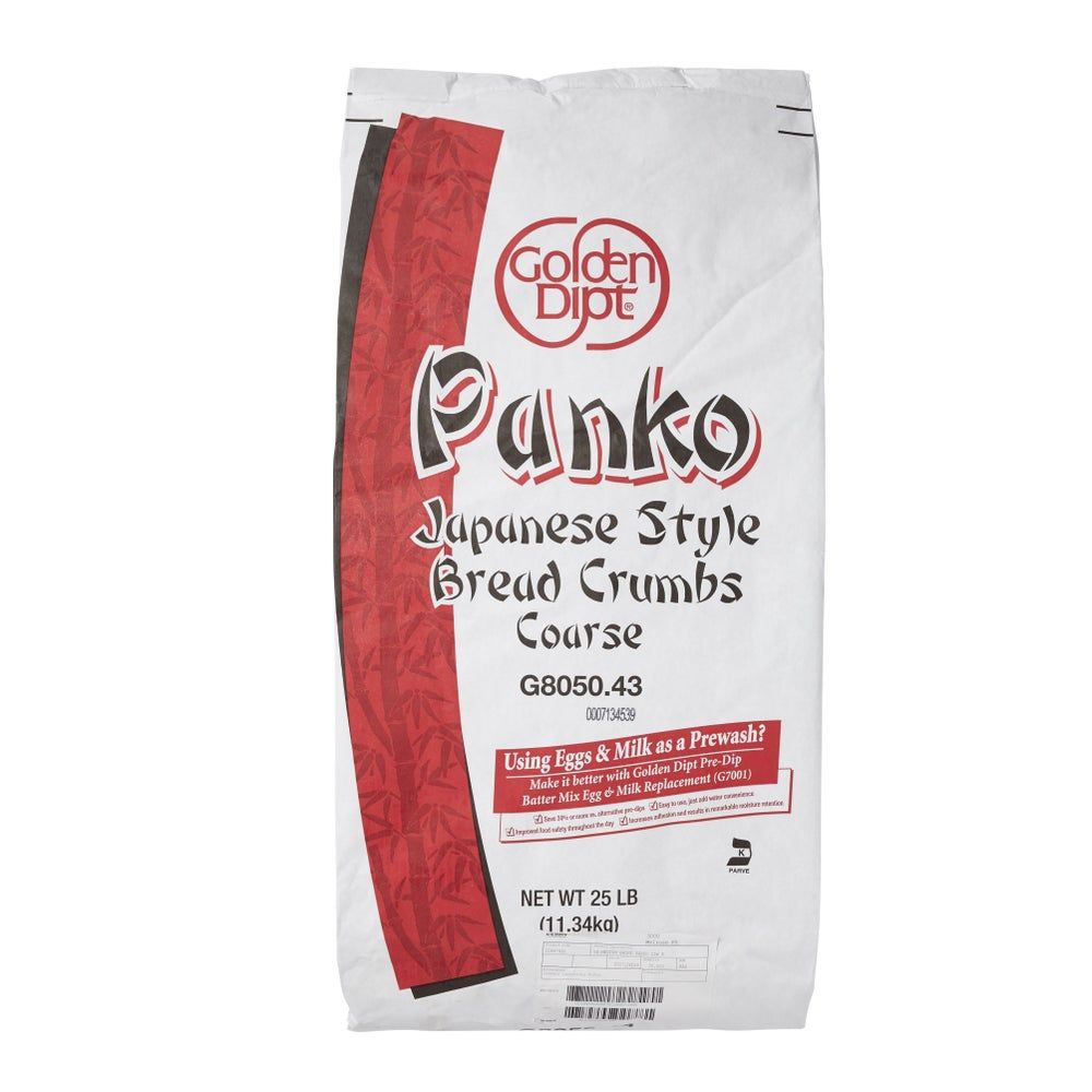 Bread Crumbs Panko Japanese Style 25 Lb Gld Dipt C1