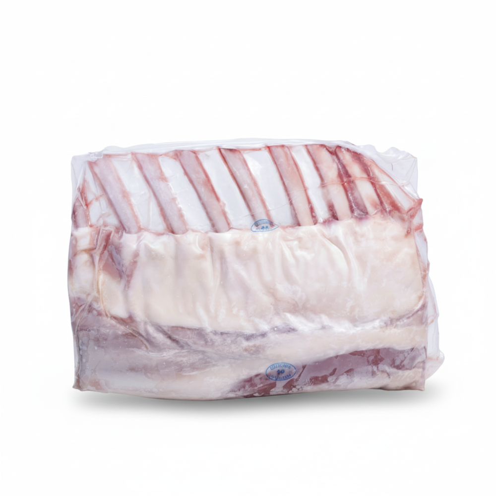 Lamb Rack Frenched NZ 20/24 Oz 2 Rack 2.75 Lb Avg C21