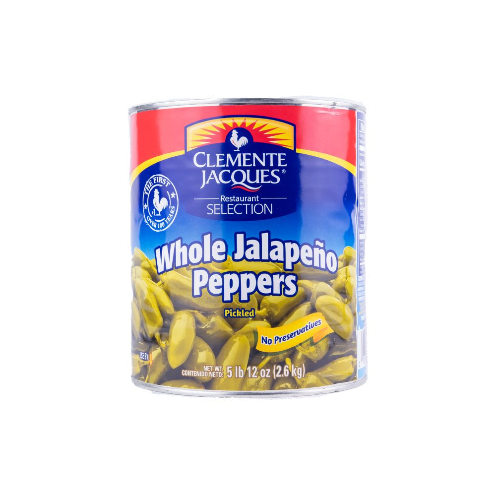 Peppers Jalapeno Whole 10 Can C Jacques C6 