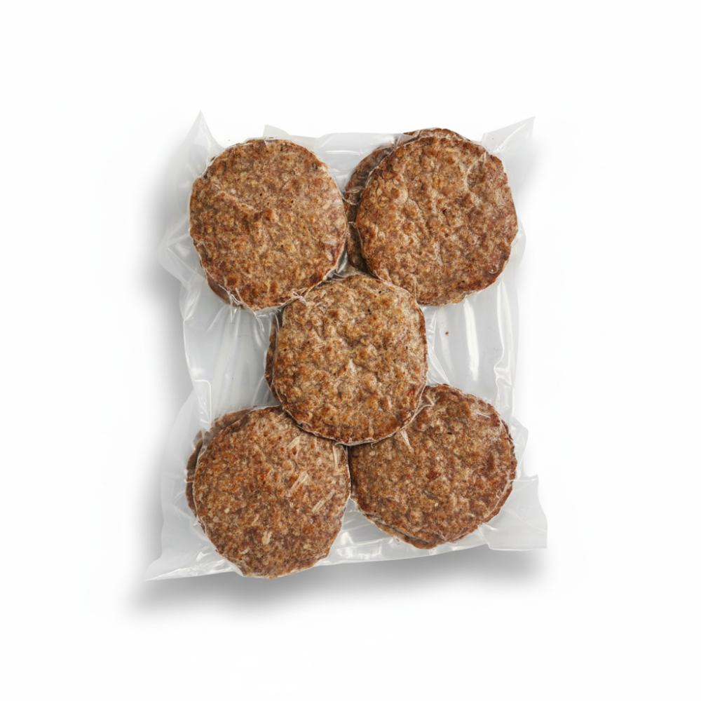 Sausage Patty Cooked 1.5 Oz 107/1.5 Oz Jones C10