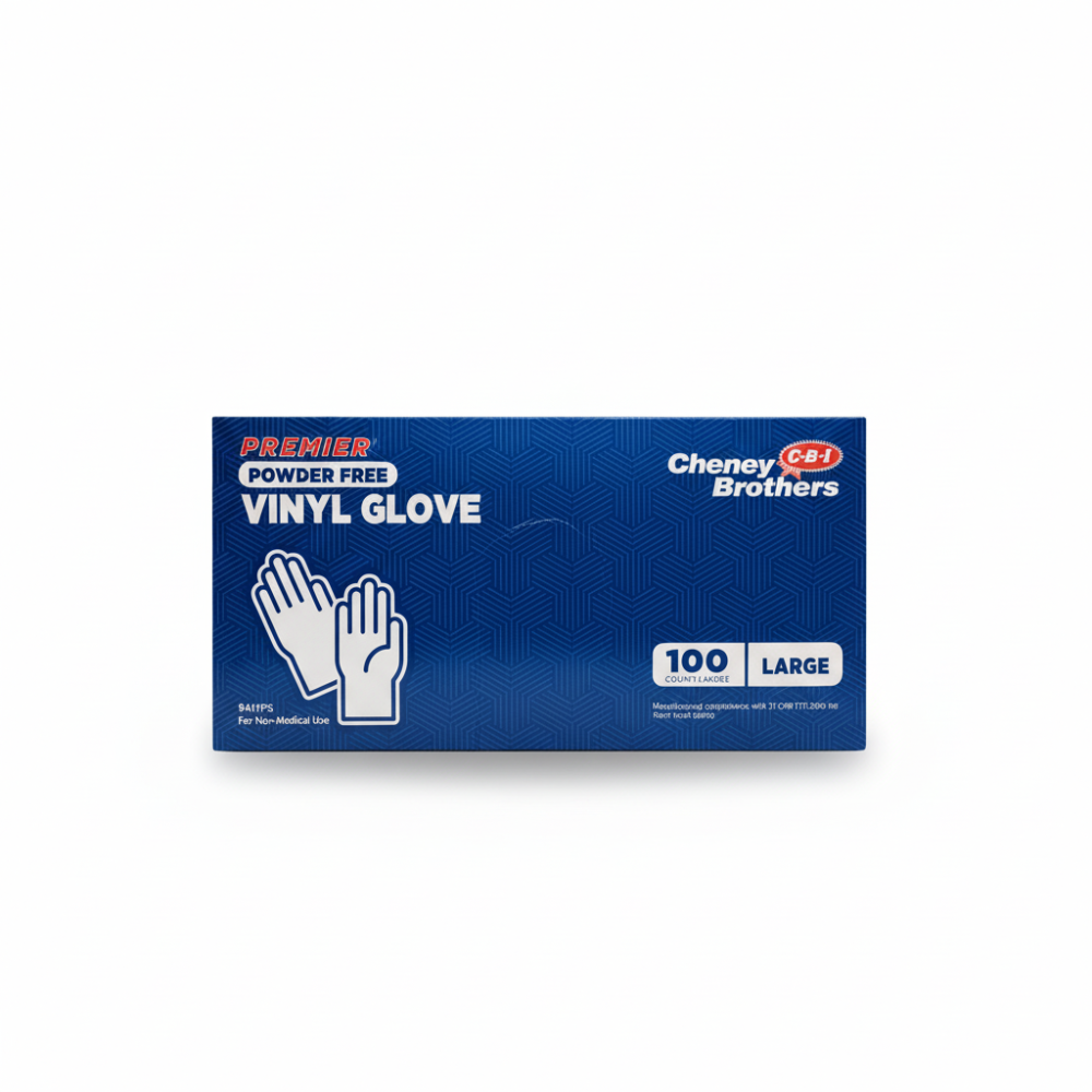 Gloves Vinyl LG Powder Free 100Ct C10