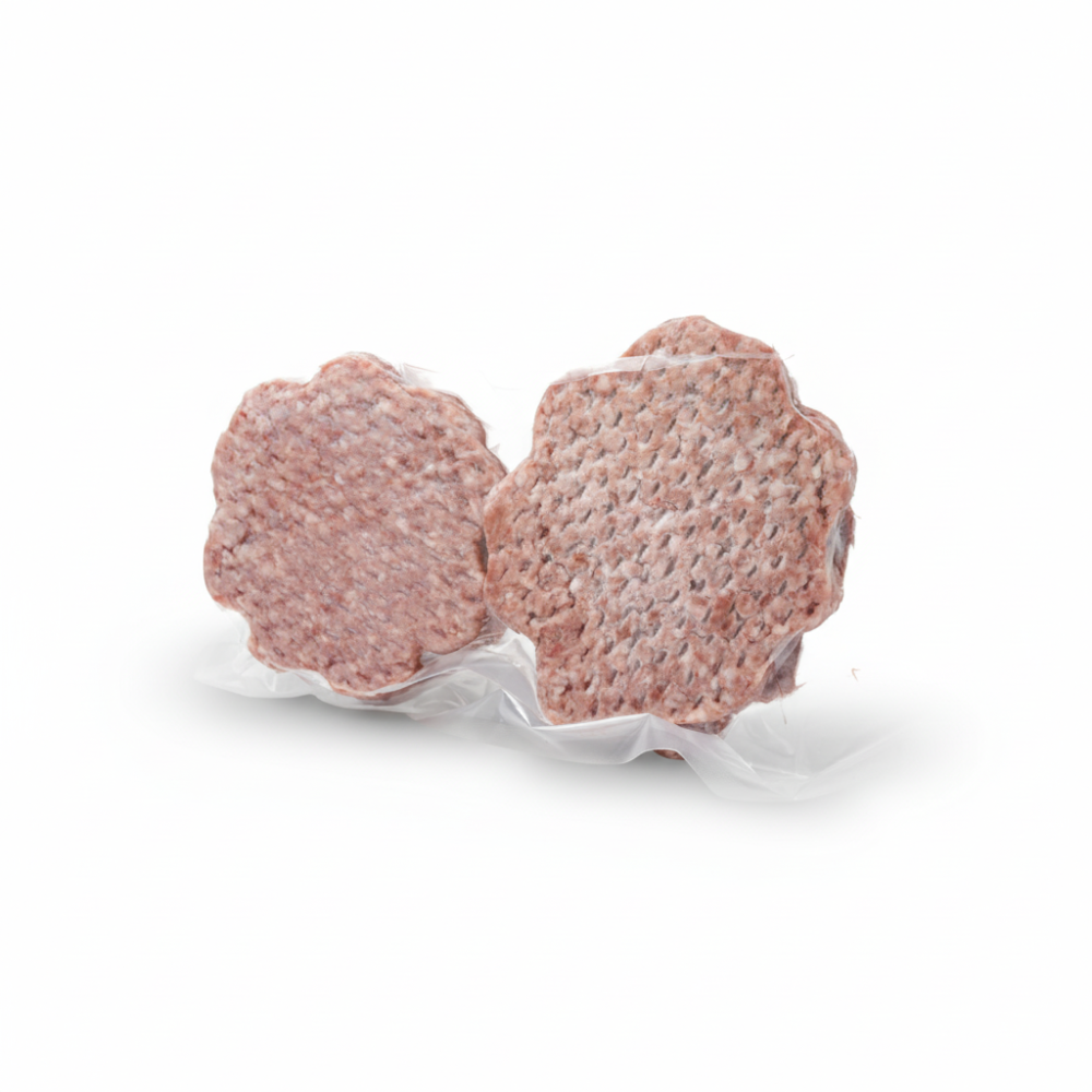 Beef Ground Patty Angus 8020 53 Oz CBI C10