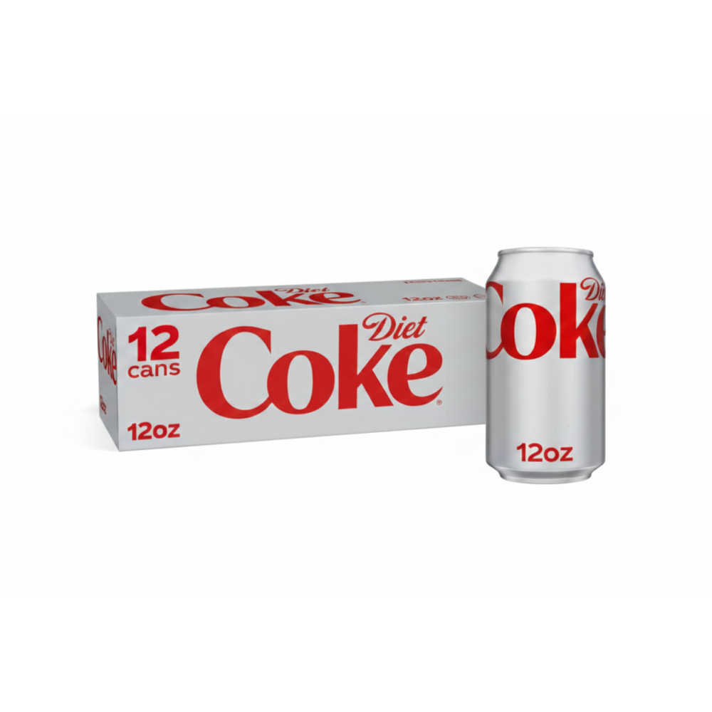 Soda Diet Coke 12 Oz can 12 Pack