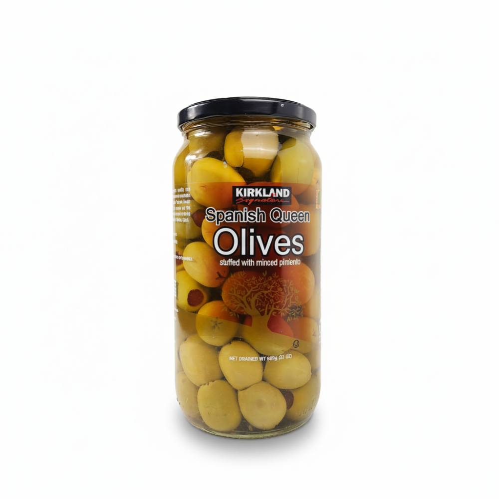 Kirkland Signature Spanish Queen Olives 21 Oz C6
