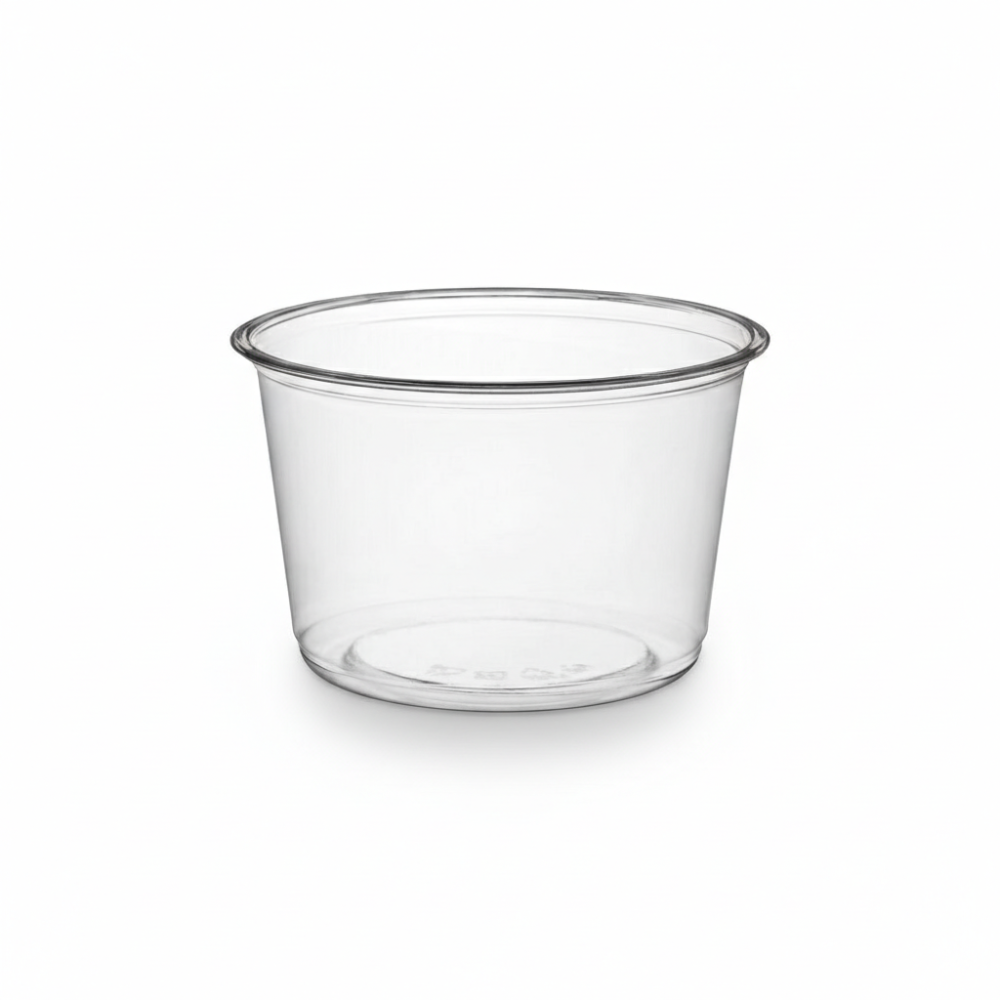 Cont Deli Plas Clear 16 Oz Rd PK8s-C