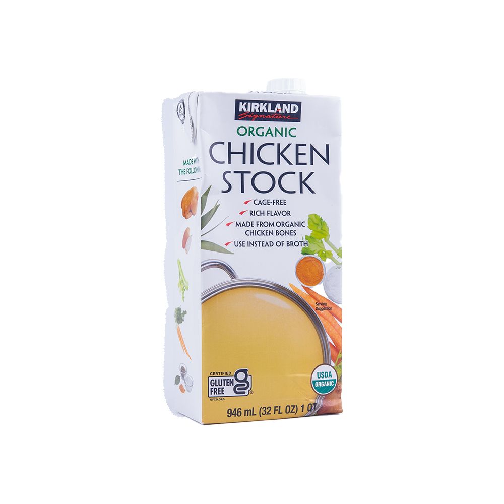 Kirkland Signature Organic Chicken Stock 32 Oz C6 