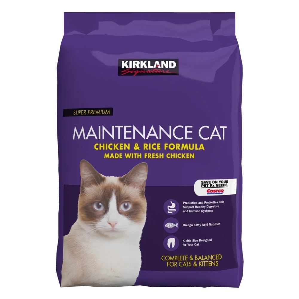 Kirkland Signature Chicken and Rice Cat Food 25 Lbs