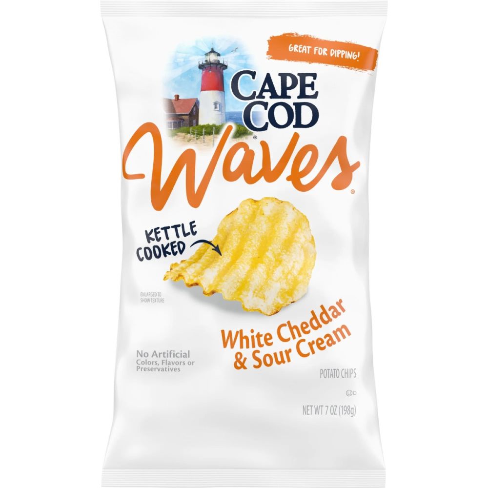 Cape Cod White Cheddar & Sour Cream 7 Oz