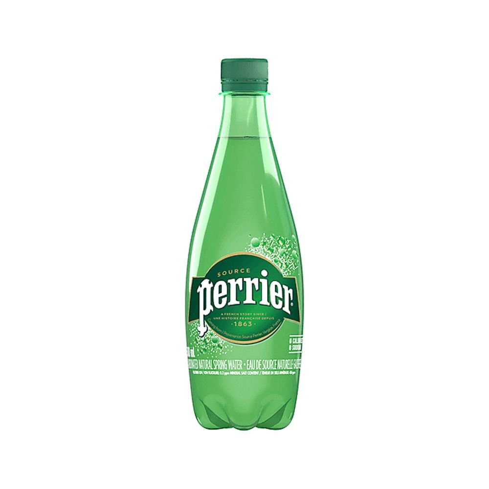 Perrier Sparkling Mineral Water 500 Ml Plastic