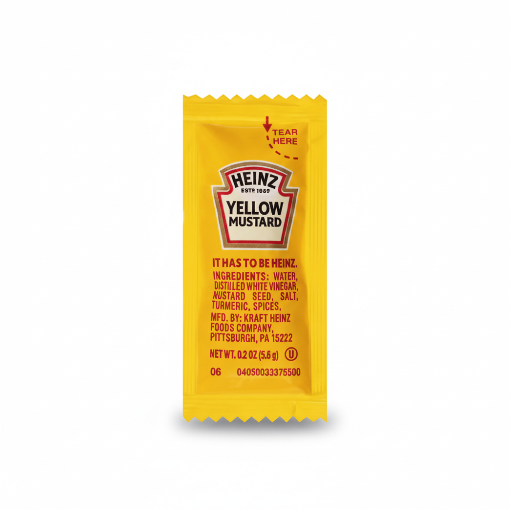 Mustard Heinz Pkts  0.4 Oz 200 Ct C1