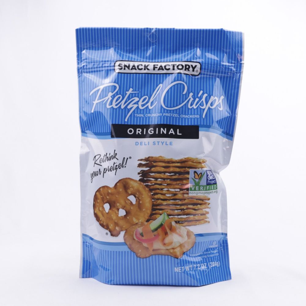 Snack Factory Pretzel Crisps Original 7.2 Oz C12