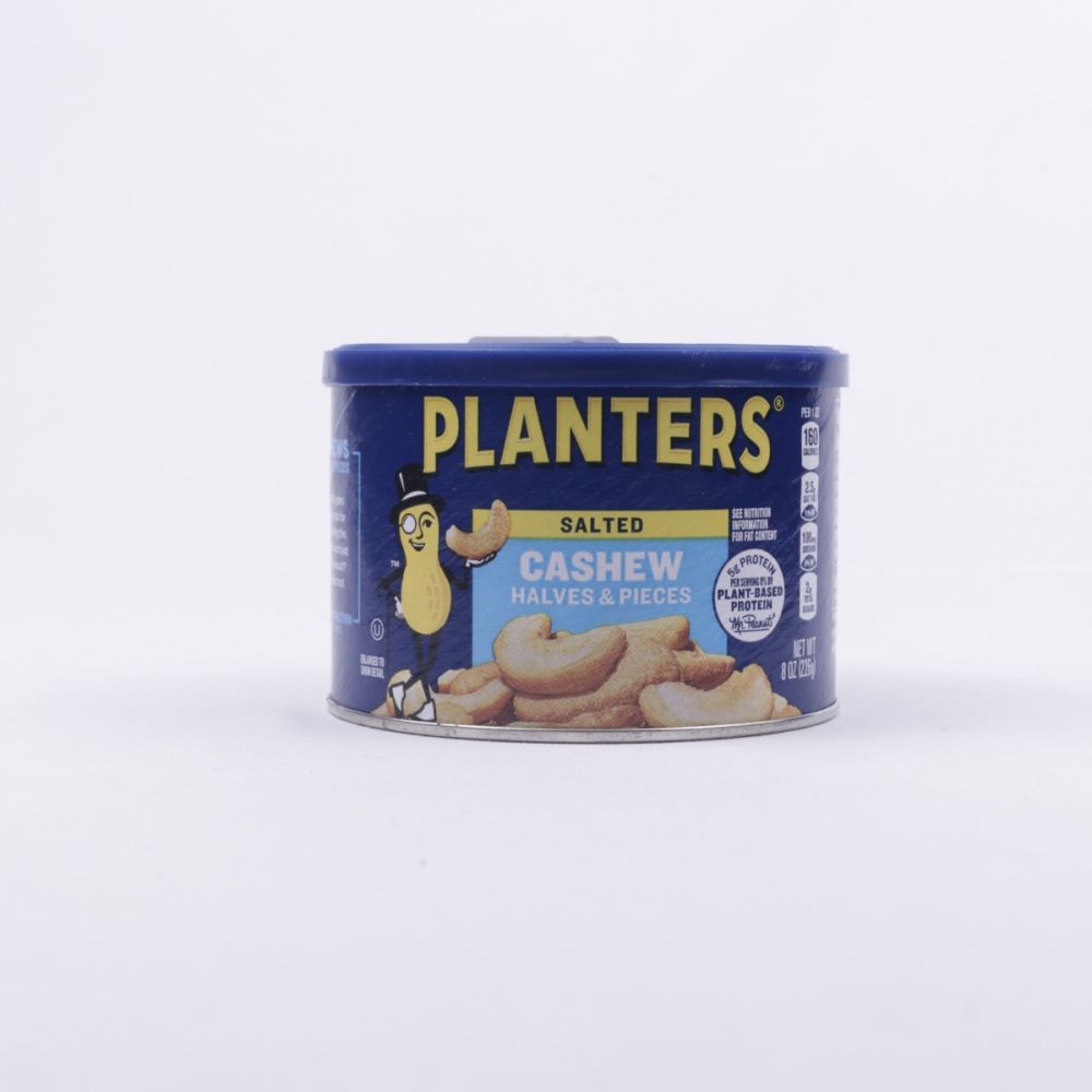 Planters Cashew Halves And Pieces Lightly Salted 8 Oz C12