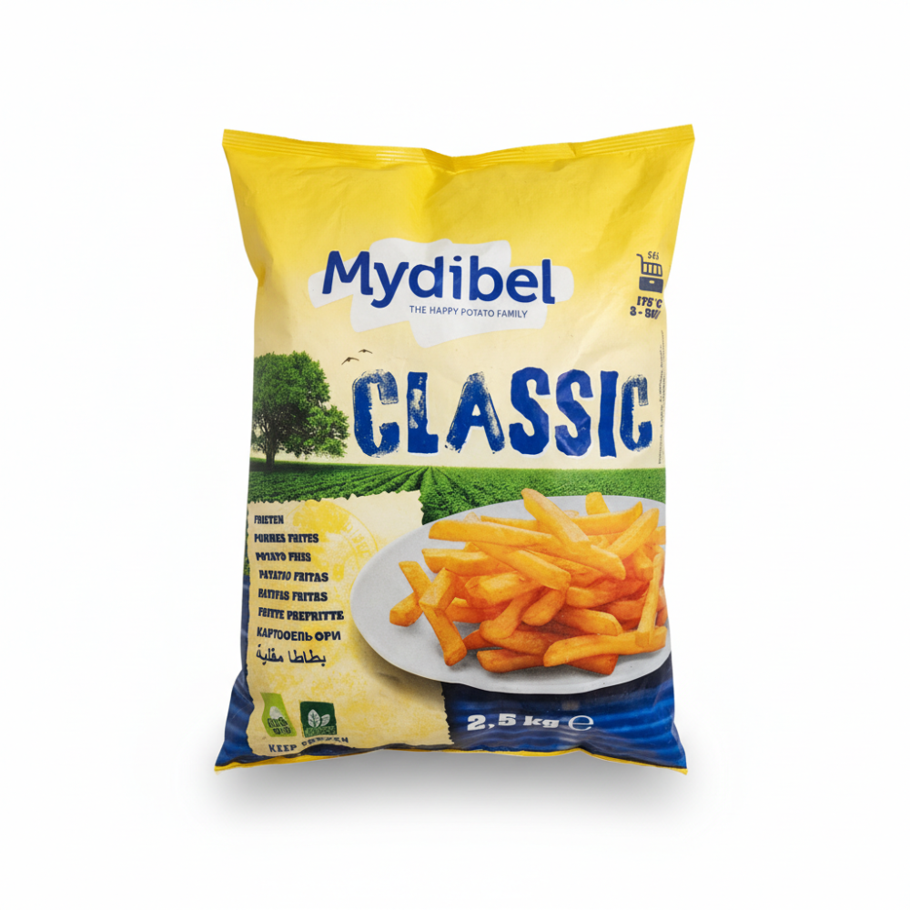 Fry Straigth Cut 9x9 Meydel 5.5lb C4