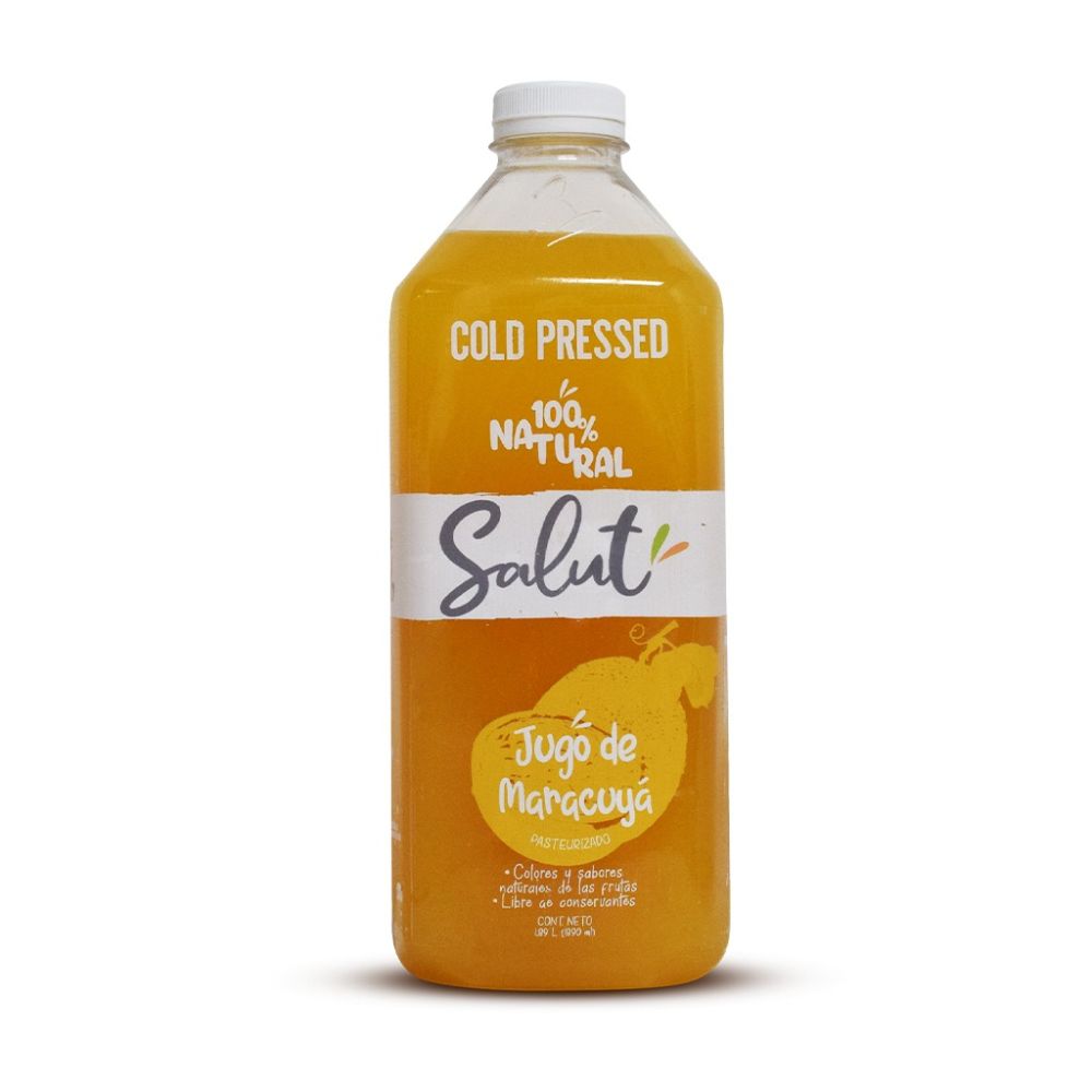 Juice Passion Fruit Natural 100 Cold Pressed 128 Oz 