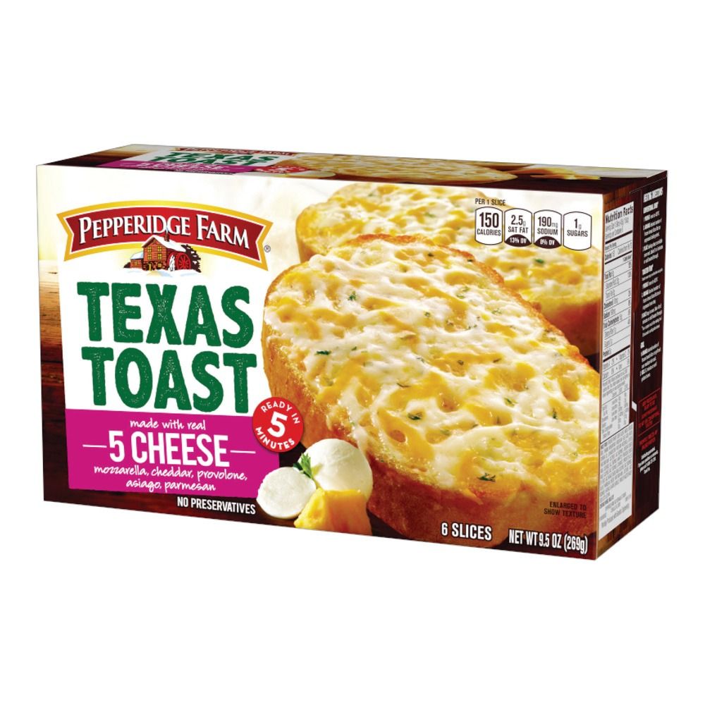 P.Farm Texas Toast Five Cheese 2 Pk 17.3 Oz C112