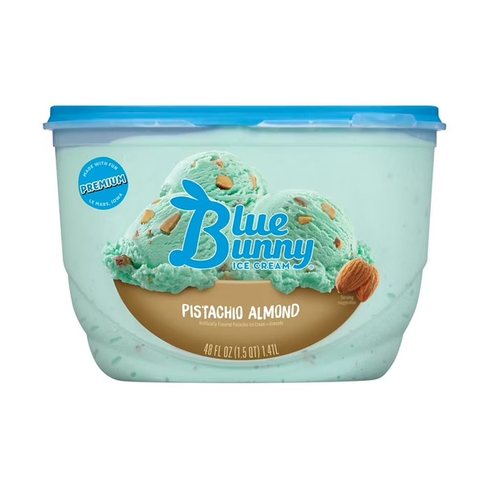 Blue Bunny Pistachio Almond 48 Oz C4 