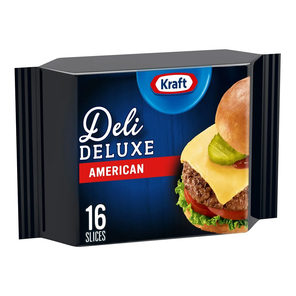 Kraft Singles Deli Deluxe American 16 Oz C12 
