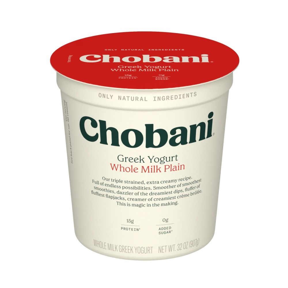 Yogurt Greek Plain 5% Whole Milk 32 Oz