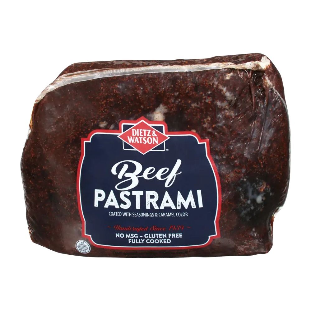 Dietz & Watson Pastrami Spiced Beef Flat california Style 5.5 Lb
