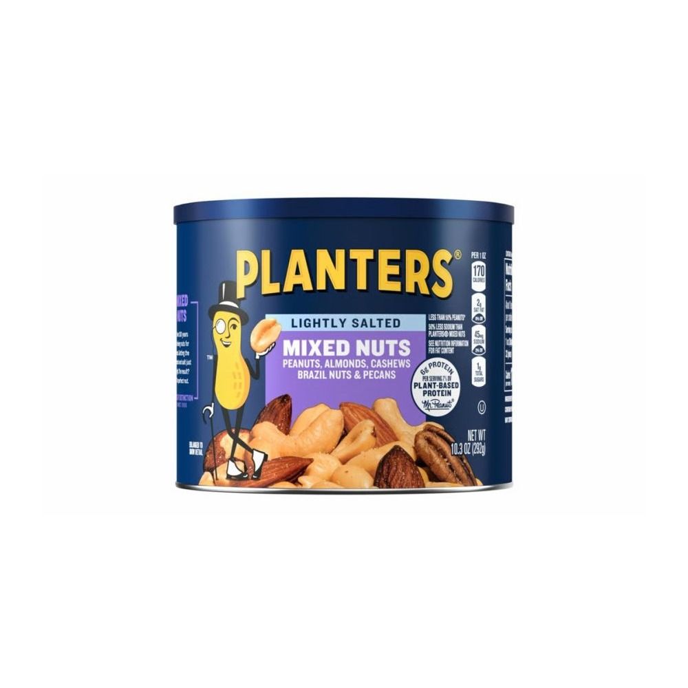Planters Mixed Nuts Lightly Salted 10.3 Oz C12