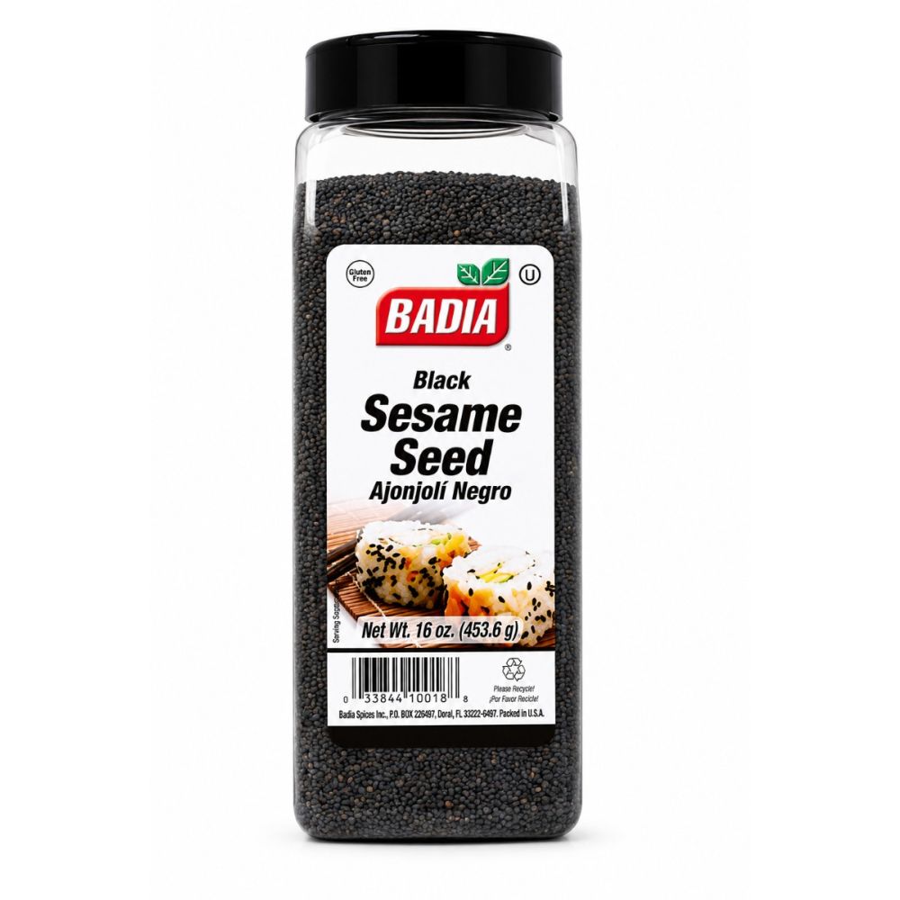 Badia Sesame Seed Black 16 Oz Pint