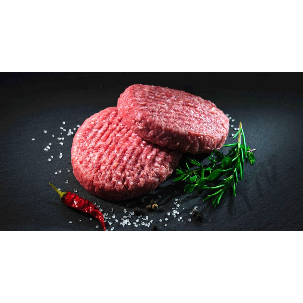 Beef Ground Patty Angus 80/20 8 Oz CBI C10
