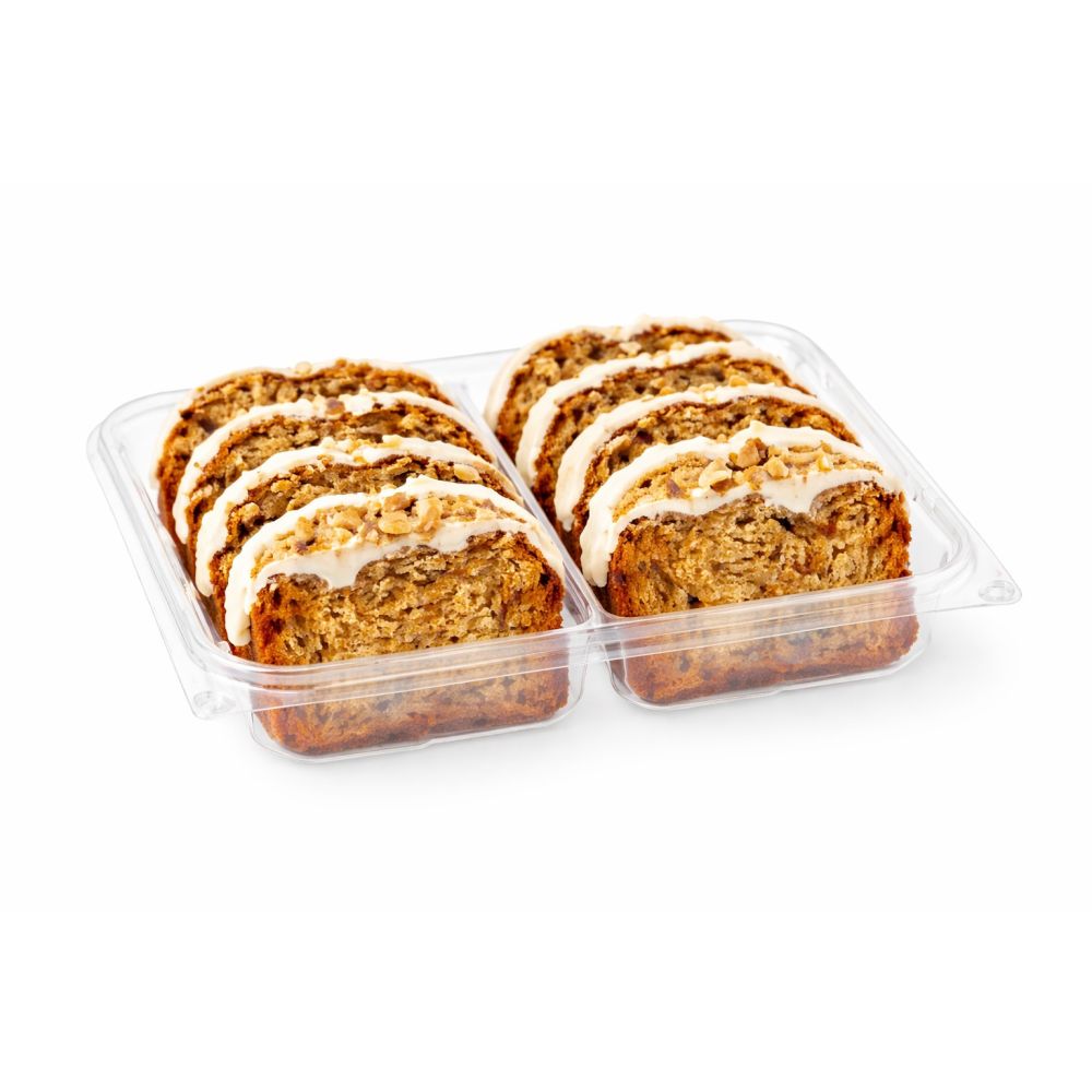 Cake Loaf Iced Carrot Sliced  20x1 C2