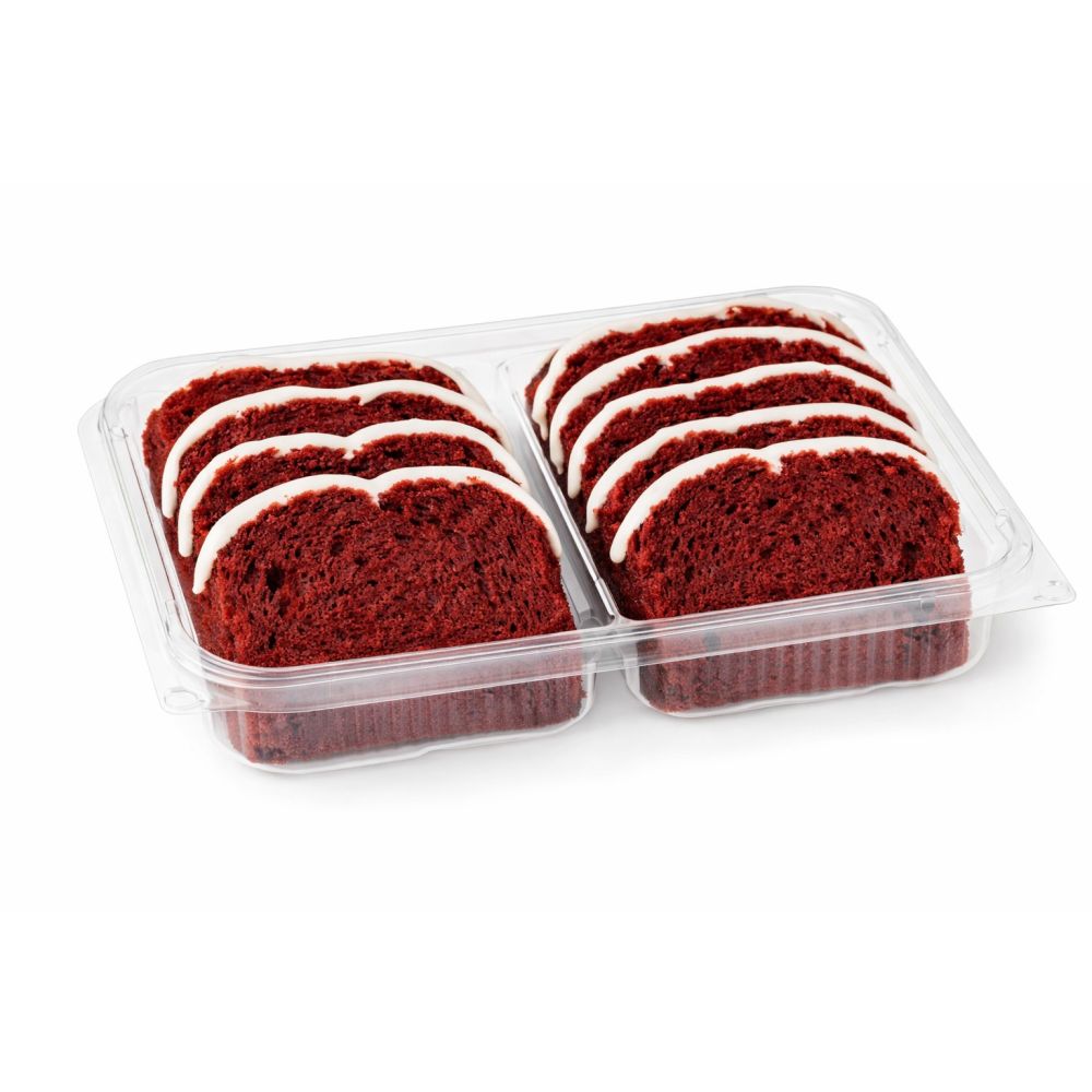 Cake Loaf Iced Red Velvet Sliced  20x1 C2