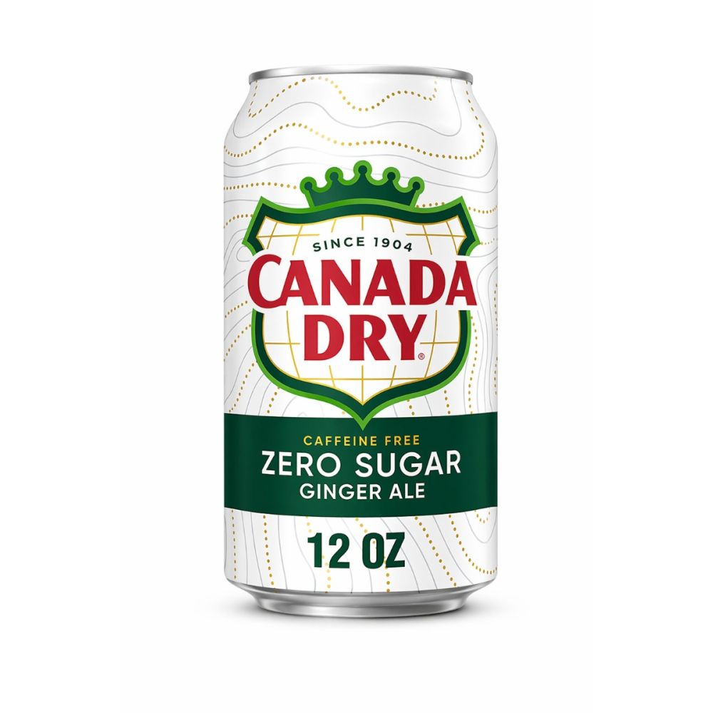 Canada Dry Ginger Ale Zero Sugar 12 Oz 12 Ct C2
