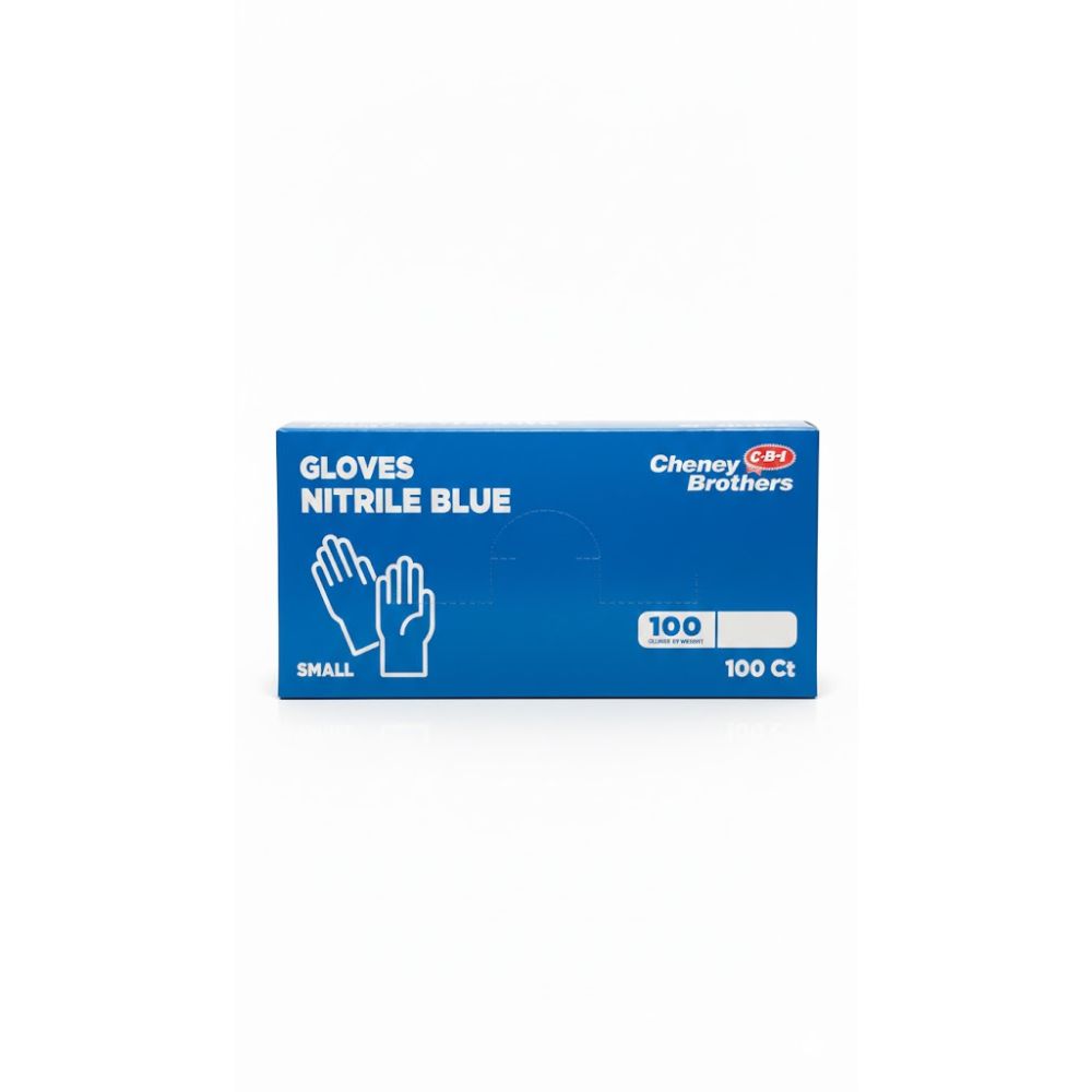 Gloves Nitrile Blue Small 100Ct C10