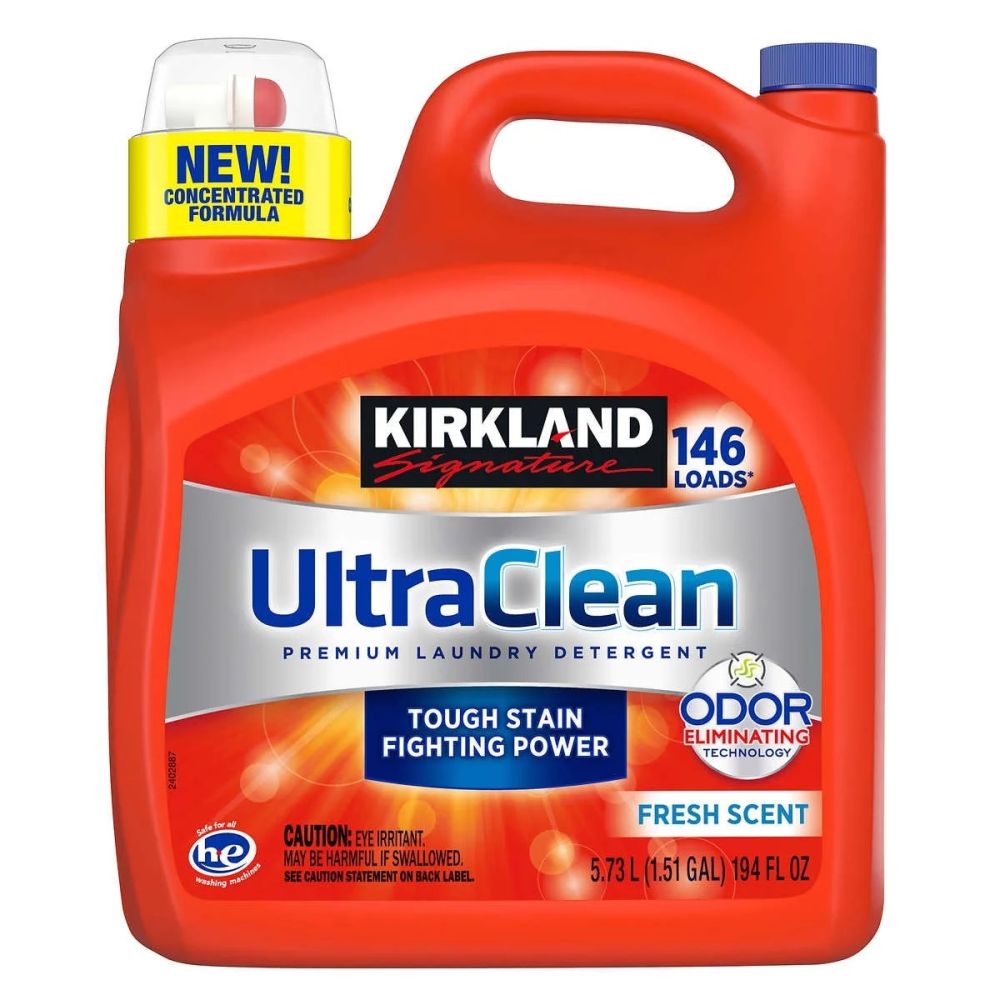 KS Ultra Clean HE Liquid Laundry Detergent, 146 loads, 194 fl oz