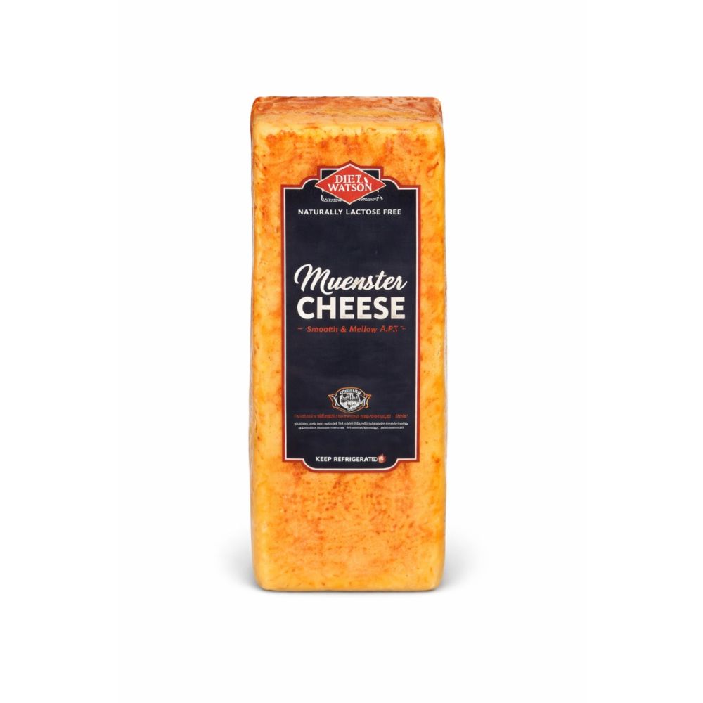 Muenster Cheese Dietz & Watson 6.5 Lb Block