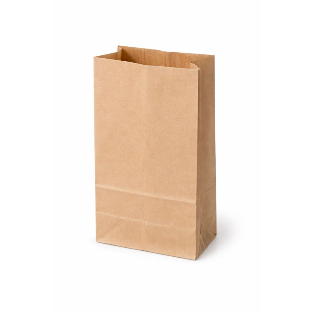 Natural Kraft Bags Brown, 10  Lb 25 Ct
