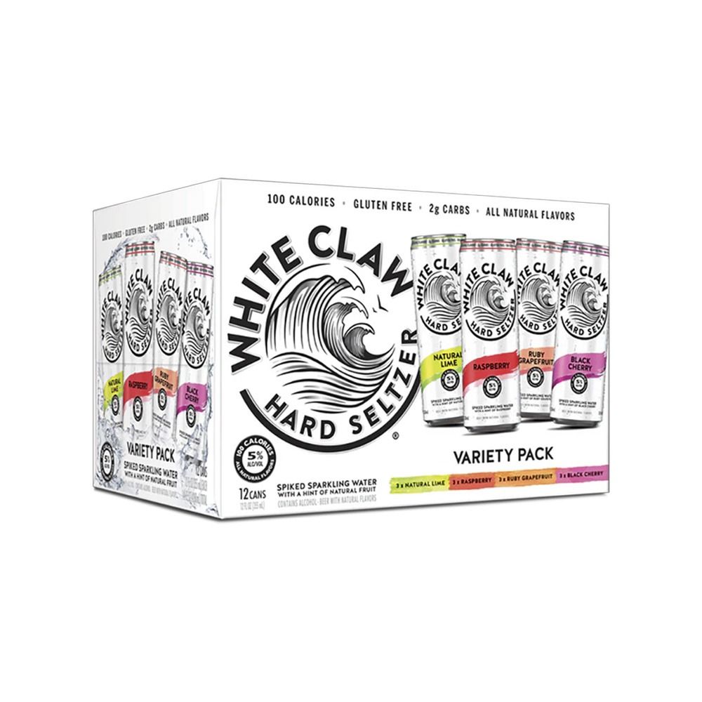 White Claw Hard Seltzer Variety pack 12 Ct C2