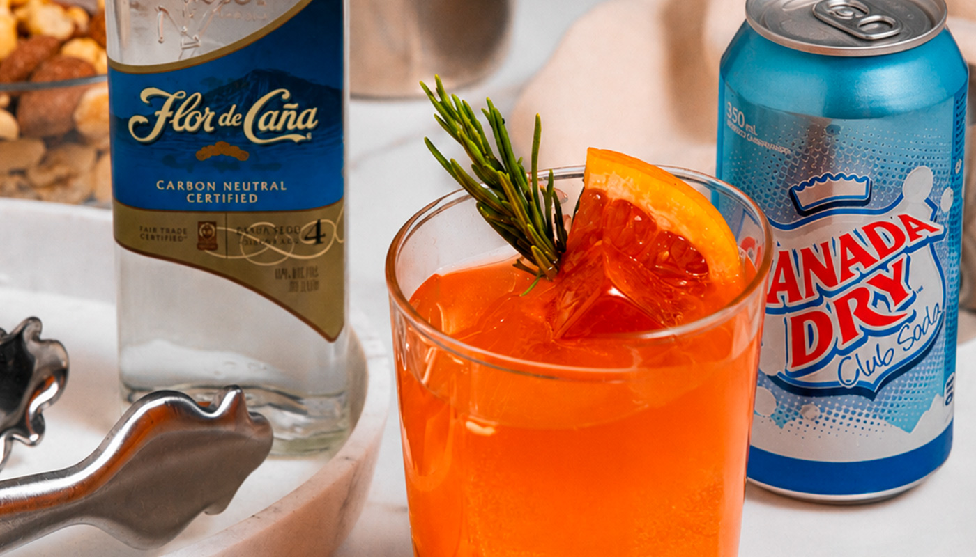 Kickoff rum cooler cocktail served chilled